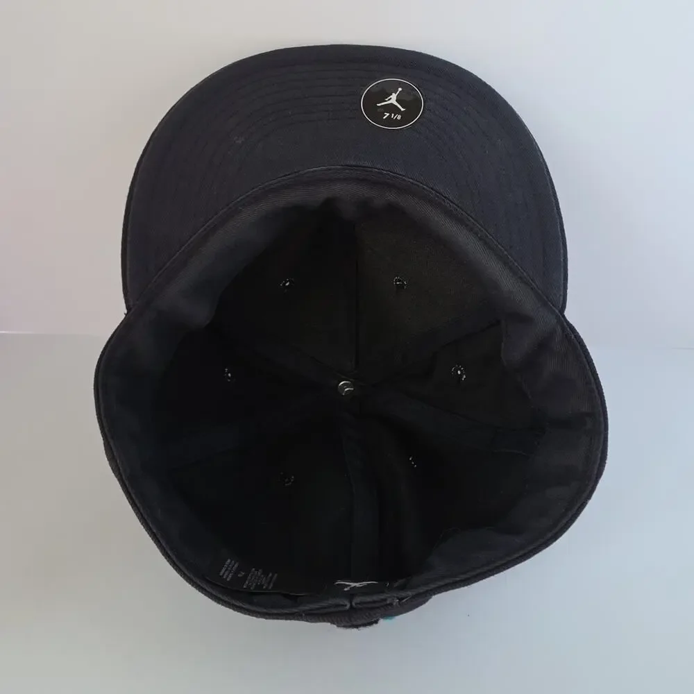 2004 Nike Air Jordan 23 Fitted Hat, Y2K, Black & Purple Cap Size 7 1/8